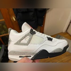 Jordan 4 white cement